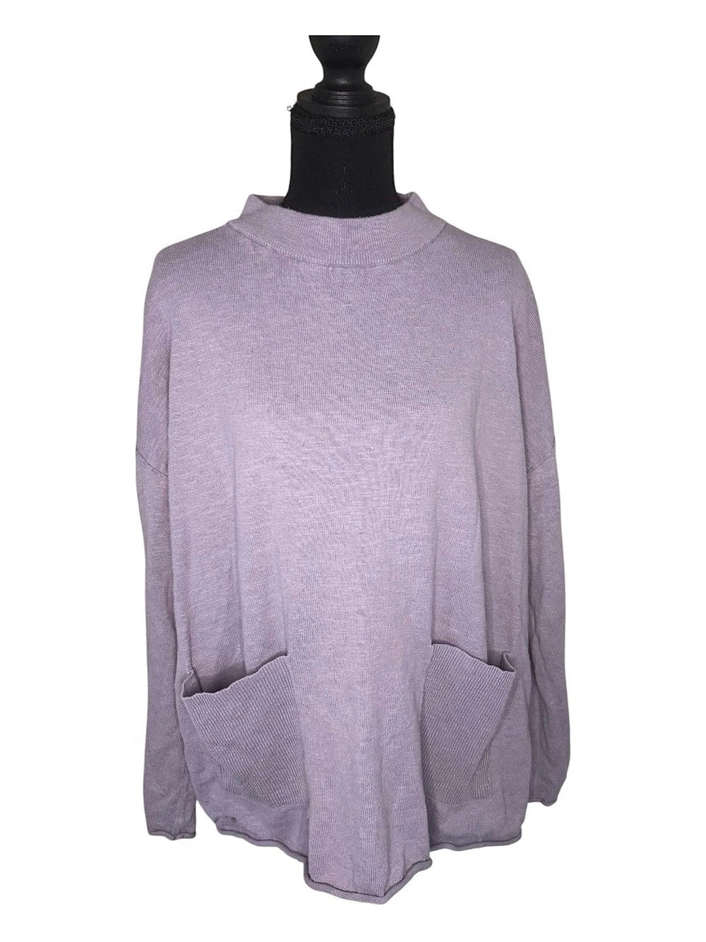 free-est by Free People Women's Pocket Sweater in Purple Size XS